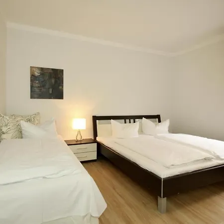 شقة Ferienhaus Am Yachthafen, Moewe روستوك